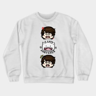 Q- 2 Cats & A Mortgage Crewneck Sweatshirt